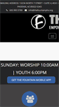 Mobile Screenshot of inthefountain.org